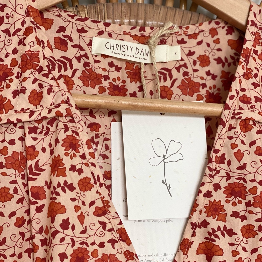 🚨 S O L D 🚨 NWT Christy Dawn “mandarin ditsy” floral dress - Picture 6 of 15